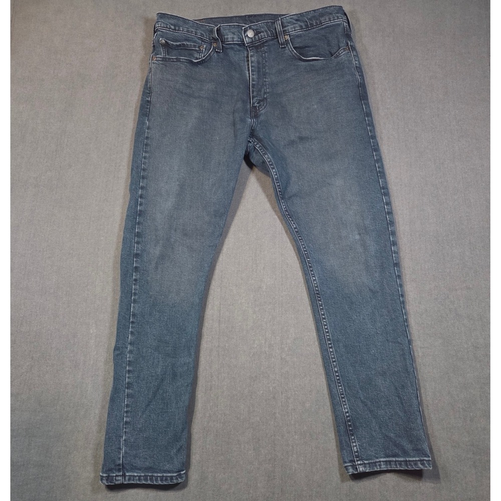 Levis 512 Slim Taper Jeans Mens 36x30 Dark Wash Blue Denim Stretch